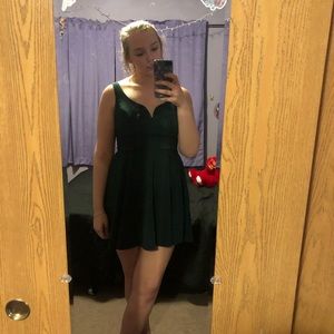 Green homecoming dress